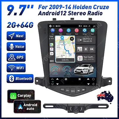 9.7'' For 2009-14 Holden Cruze Android12 Stereo Radio Carplay GPS Navi WiFi 64GB • $210