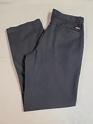 Dickies Mens Straight-fit Work Utility Pants Black 32W X 32L Uniform Mechanic • $19.99