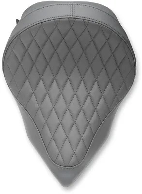 Low-Profile Diamond Leather Solo Seat - Black Drag Specialties 0810-1601 • $372.95