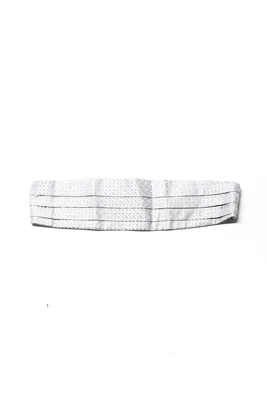 $19.99 • Buy Domenico Vacca Mens Metallic Geometric Adjustable Cummerbund Gray Size M LL19LL