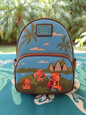 Disney Hawaii Aulani Exclusive Loungefly Menehune Mini Backpack + FREE GIFT • $200