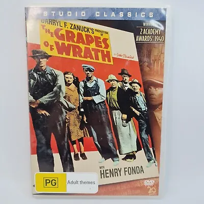 £7.56 • Buy The Grapes Of Wrath (1940,, DVD) Region 4 B&W John Steinbeck 1940s Classic Film