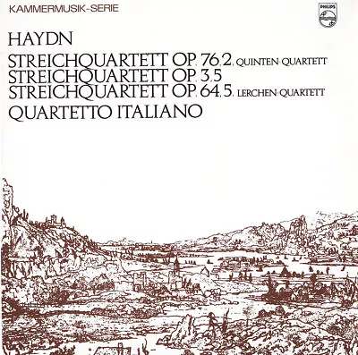 HAYDN SQs Op.645 35 762 QUARTETTO ITALIANO Philips 835370LY Red/Silver Stereo • $13