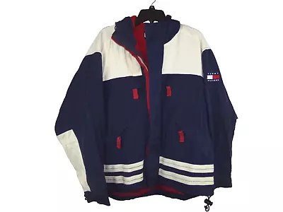 Tommy Hilfiger Men's Size M Vintage 90's Fleece Lined Hooded Coat • $45