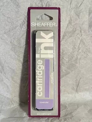 Sheaffer Lavender 6-pk Cartridges. Beautiful Color. See Description. • $2.49