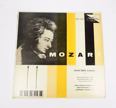 Mozart Piano Trios Complete Hi-Fi LP Westminster XWN-18106 Vinyl K.254 502 564 • $12