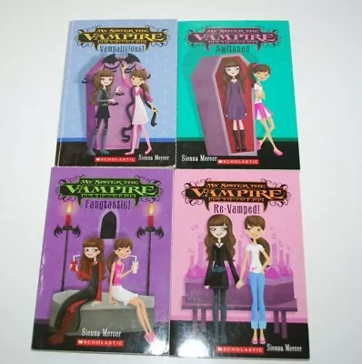 Lot Of 4 My Sister The Vampire By Sienna Mercer Youth Chapter Books Tween Teen • $9.50