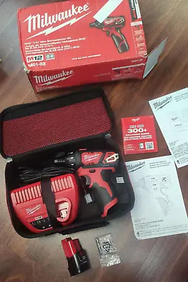 Milwaukee 2401-22 12V Li-Ion M12 1/4  Hex Screwdriver Kit READ • $79.99