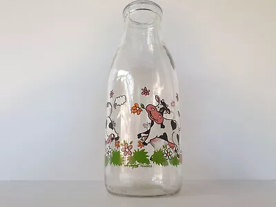 Vintage  Le Parfait  Glass Cow Milk Bottle 104cl Made In France • $33
