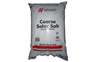 Sodium Chloride Extra Coarse Granular Solar Salt [NaCl] White Solid 50 Lb Bag • $156