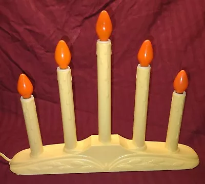 Vintage 5 Light Window Candelabra Candolier Electric Christmas Decor USA MADE • $18.73