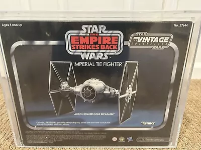 $350 • Buy Vintage 2010 Star Wars Tie Fighter AFA 80 ( Target Exclusive) DISPLAYS AWESOME