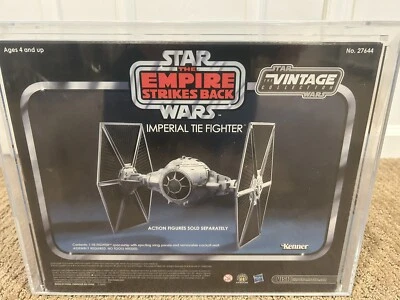 $350 • Buy Vintage 2010 Star Wars Tie Fighter AFA 80 ( Target Exclusive) DISPLAYS AWESOME