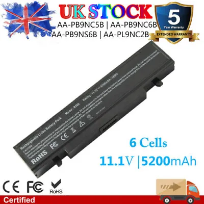 Battery For Samsung AA-PB9NC6B NP-R519 R530 R580 RV510 R730 R780 R418 Q318  • £12.99