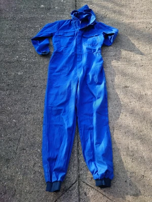 £20 • Buy Ladies Or Mens Cotton Royal Blue Colour With Hood Boilersuit Or Overalls.