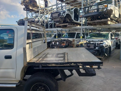 $315 • Buy Toyota Hilux Ute Back Tray Back-alloy, Dual Cab Flat Tray With Lights And Mud Gu