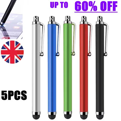 5× Capacitive Touch Screen Pen Stylus For IPhone IPad Tablet Android Phone In UK • £2.88