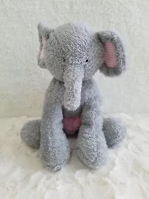 Mud Pie Scruffy Elephant Ballerina Pink Tutu Plush Lovey Stuffed Animal Gray 10  • $16.07