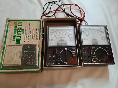 Lot 2 Micronta Model 22-204C Volt-Ohm-Ammeter Read Desc. • $17.99