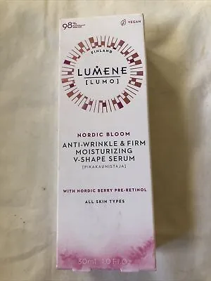 Lumene Serum Anti Wrinkle Illuminating Firming Moisturizing V-Shape Serum 30ml • $19.99