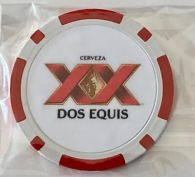 Dos Equis - Beer - Magnetic Clay Poker Chip -Golf Ball Marker • $8.95