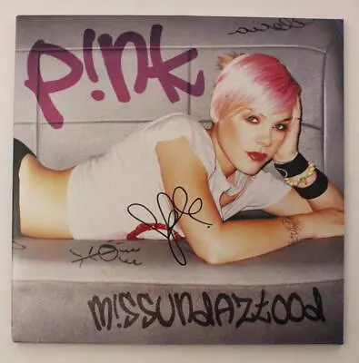 Pink P!nk Alecia Moore Signed Autograph Album Vinyl Record Missundaztood JSA COA • £2409.49