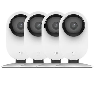 YI 4pc Home Camera 1080p Wireless IP Security Surveillance System Night Vision • $47.99