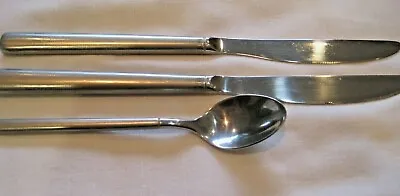 Raadvad Denmark Stainless Steel Flatware Knives Spoon Knife Danish Mod Matte HTF • $24.99