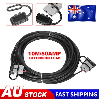 $28.95 • Buy 10M 50 Amp Trailer Extension Cable Lead 6mm Twin Sheath For Anderson Style Plug