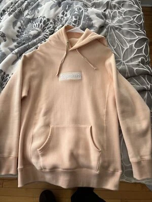 $150 • Buy Supreme Box Logo Hoodie - FW16 - Peach - Size Large - Pre-Owned