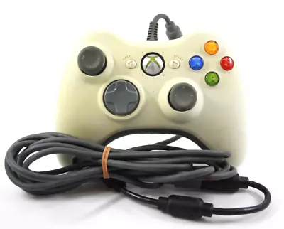 Genuine Official Microsoft Xbox 360 USB Wired Controller [White] COSMETIC • $33.26