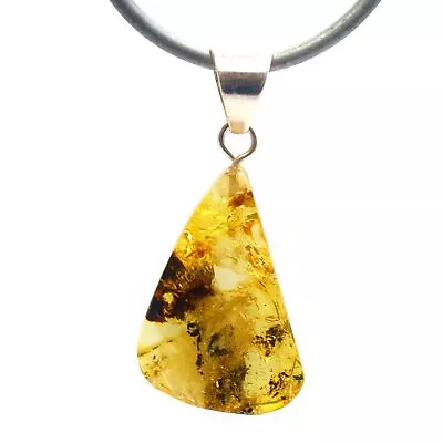 Mexican Amber Slice Pendant Extra Small • $18