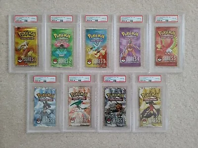 Pokemon POP Series 1-9 Booster Pack PSA 10 Complete Set: POP Series 5 • $40000