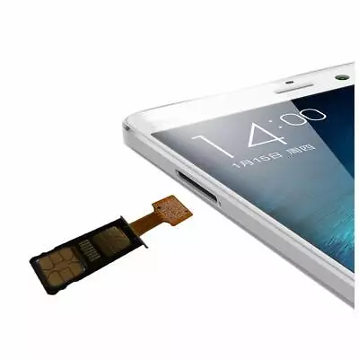 Sim Slot Dual SIM Card Extender Adapter Extender Nano For Samsung Xiaomi Huawei • $3.99