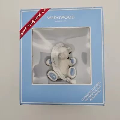 Wedgwood MY FIRST CHRISTMAS 2019 Baby BOY Blue BEAR ORNAMENT 1st # 40035050 • £29.99