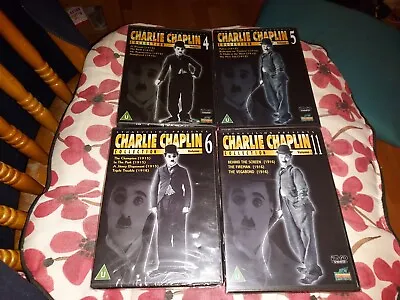 Charlie Chaplin Collection Volumes 4 5 6 And 11   Four Dvds 15 Films  New Sealed • £14.55