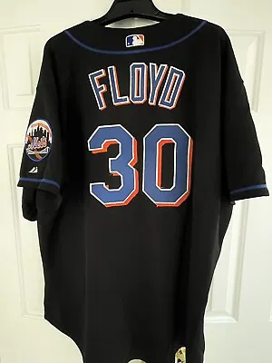 Cliff Floyd 2003 New York Mets Game Used Worn Black Jersey With COA • $350