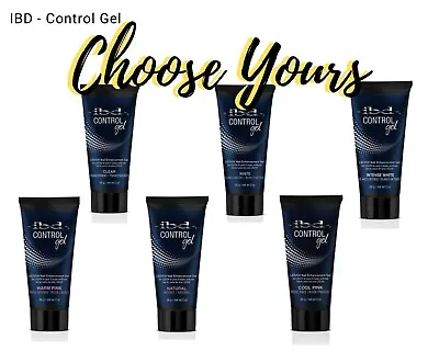 IBD - Nail - LED/UV Control Gel 2 Oz - Clear/White/Pink /Natural -Choose Yours • £22.04