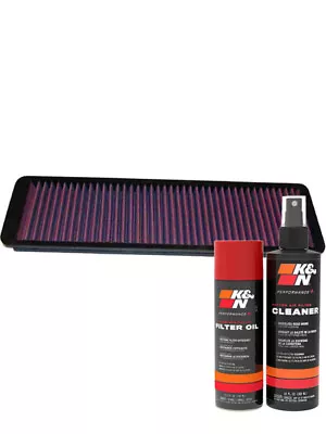 K&N Air Filter 33-2011 + Aerosol Recharge Kit Fits Jaguar XJS 3.6 XJS • $140.94