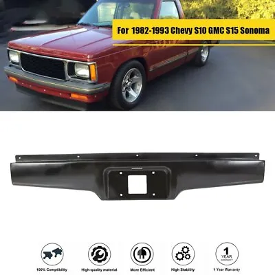 For Chevrolet S10 GMC S15 Sonoma 82-93 Pickup 2Dr Steel Rear Bumper Roll Pan • $70.81