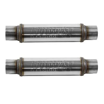 Flowmaster 71419 Muffler 3 In/Out Round Body Moderate Sound - 2 Pack • $98.09