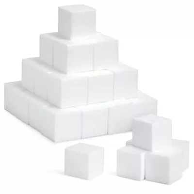 Craft Foam Blocks - 36-Piece Polystyrene Foam Blocks 5.1 X 5.1 X 5.1 Cm • $26.74