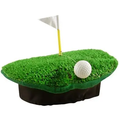 Adult Crazy Funny Golf Hat Cap Golf Ball Ground Flag Poll Fancy Party Accessory • £6.99