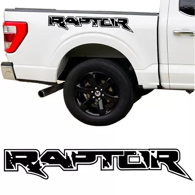 2PCS Truck Bed Vinyl Graphics Side Decal Stickers For Ford F150 Ranger Raptor • $15.19