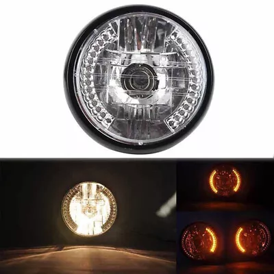 Universal 7Inch Motorcycle Headlight LED Turn Signal Light For Motorcy<>i • $26.73