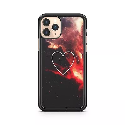 $19.15 • Buy White Love Heart Multi Mist Covered Galactic Space Phone Case Cover