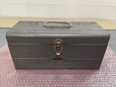 Vintage Dunlap Tool Box With Hinged Tray.  • $24.95