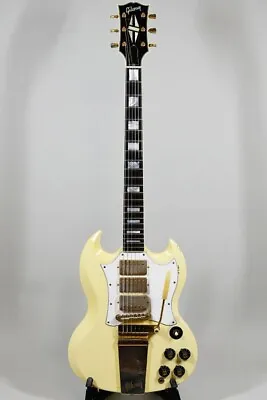 Gibson Custom Shop Murphy Lab Jimi Hendrix™ 1967 SG Custom Aged Polaris White • $9905