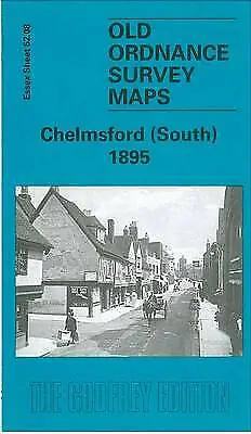 Chelmsford (South) 1895: Essex  Sheet 52.08 By Harry Carmichael (Sheet Map..NEW • £5.95