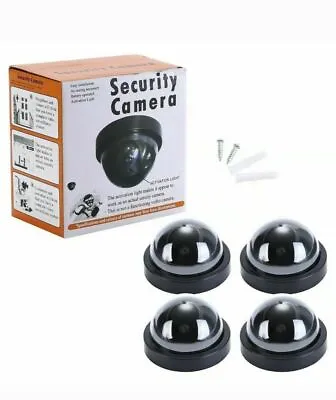 Dummy Camera CCTV Security Surveillance Dome Cam Fake IR LED Light Outdoor UK • £5.49